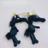 Избранный кулон «Черная лошадь», год лошади, плюшевый кулон-талисман, кукла-лошадка, брелок