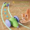 Electric Mouse Car Interactive Cat Toy Rechargeable Automatic Kitten Toy Intelligent Obstacle Avoidance Cat Toy
