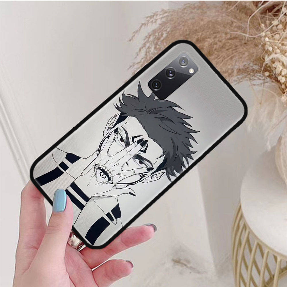 Черный чехол для OPPO Reno 8 6 5 4 Pro Plus Find X3 A17 A3 A31 A38 A40 A53 A54 A55 A74 A76 A78 A77 A80 A94 A95 A96 Lite W-70 Jujutsu Kaisen