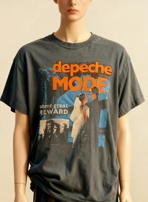 Футболка с принтом группы Depeche Mode Унисекс Футболка Мужская Женская Новая с бирками Унисекс Футболка