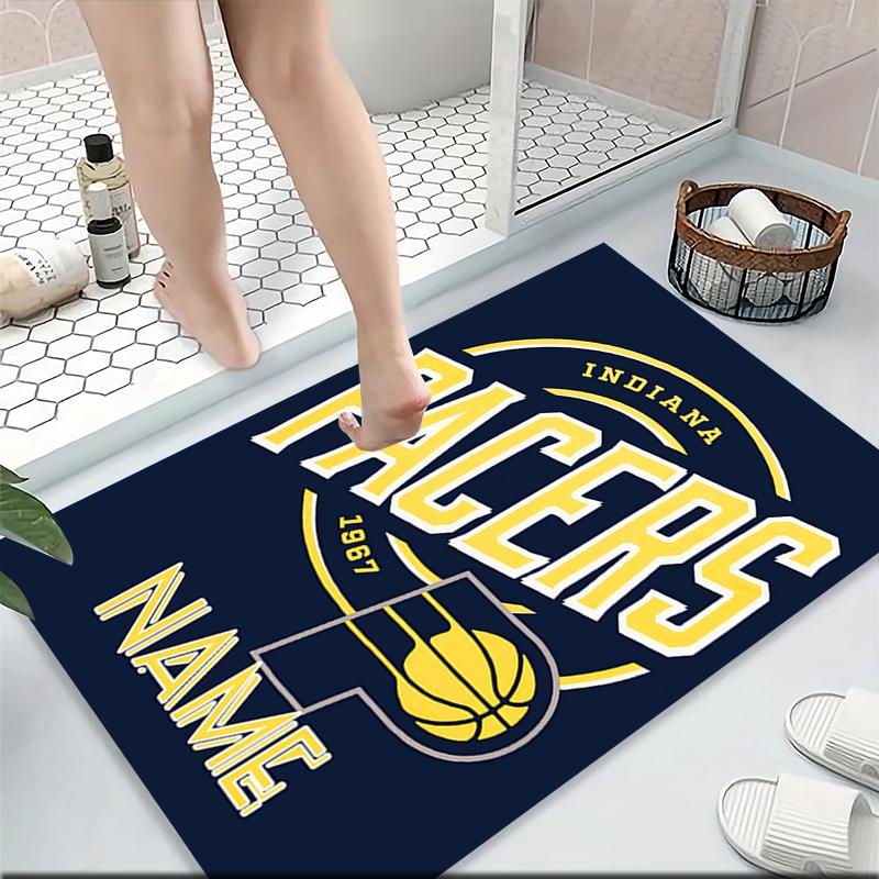 Custom Name Pacers Basketball Legacy Carpet Rug Customizable Soft Washable Anti-Slip Home Living Room Sofa Mats Personalized Rug. 0909295