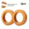 Rotating Curtain Buckle Wood Curtain Tieback Light Luxury Curtain Tie  Hanging Clothes