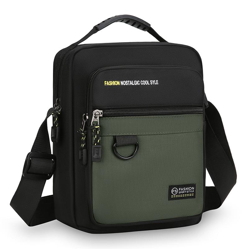 Мужская наплечная сумка Новая повседневная мужская сумка Водонепроницаемая уличная многофункциональная сумка через плечо CLE