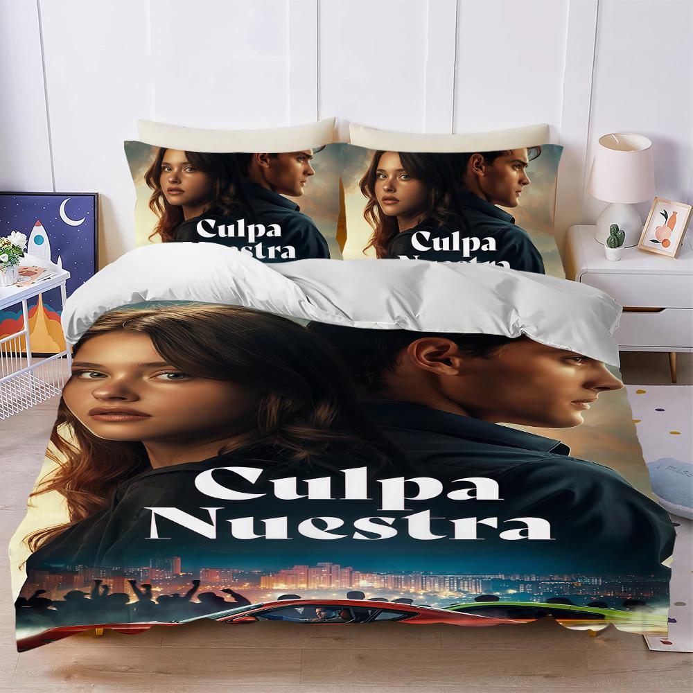 Любовь C-Culpa Nuestra Наша Вина Комплект Пододеяльника Мягкий Стиранный Постельное Белье 3 Предмета Летний Удобный Студенческое Общежитие Дом Детское Постельное Белье Лучший