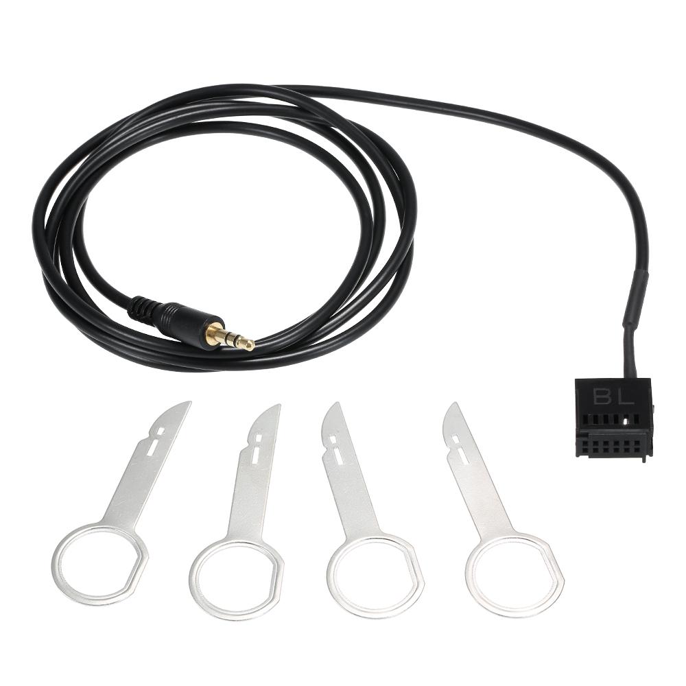 AUX-IN Audio Cable Adapter Aux Car Stereo Fit for Ford Fiesta Ford Focus 6000 CD