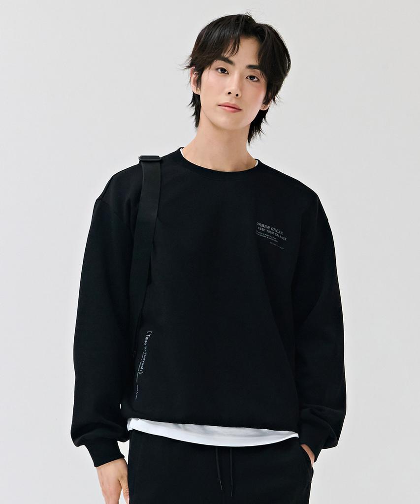 CHASECULT Men'S Lettering Graphic Sweatshirt - Black