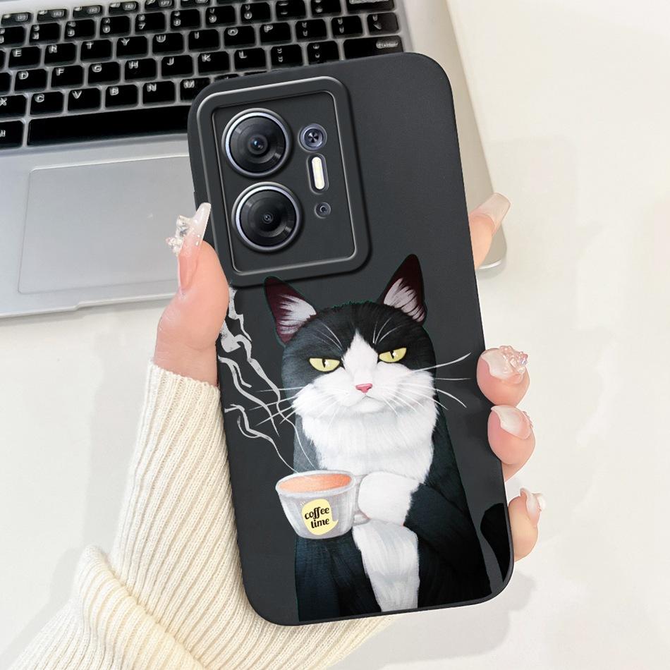 For Infinix Hot 30 5G Cute Panda Rabbit Cartoon Phone Case For Infinix Hot30 5G X6832 Soft Silicone Shockproof Cases