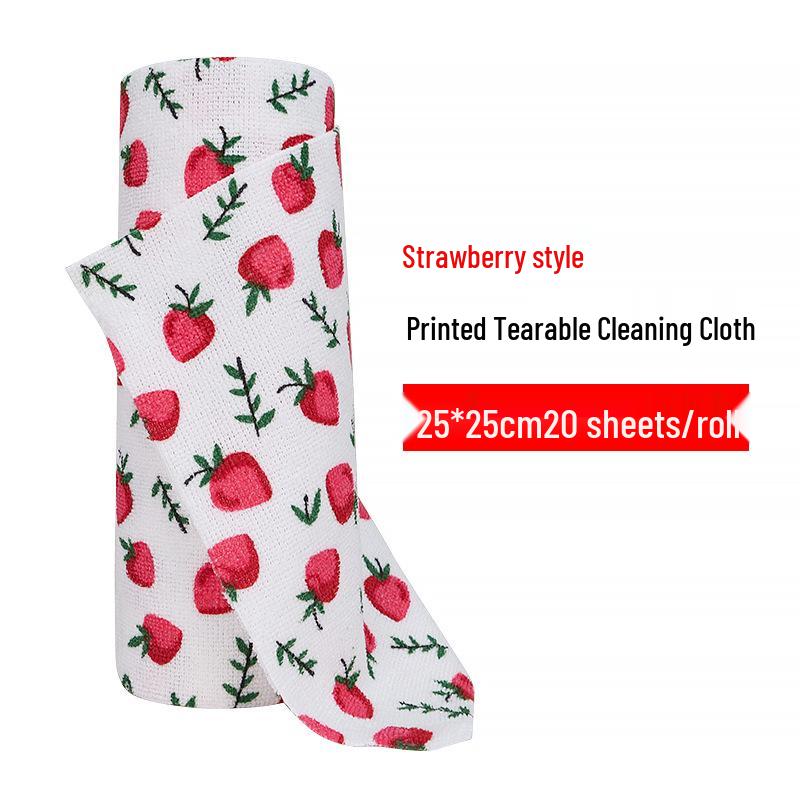 Впитывающая отрывной полиэстер-хлопковый чистящий материал для кухни и дома