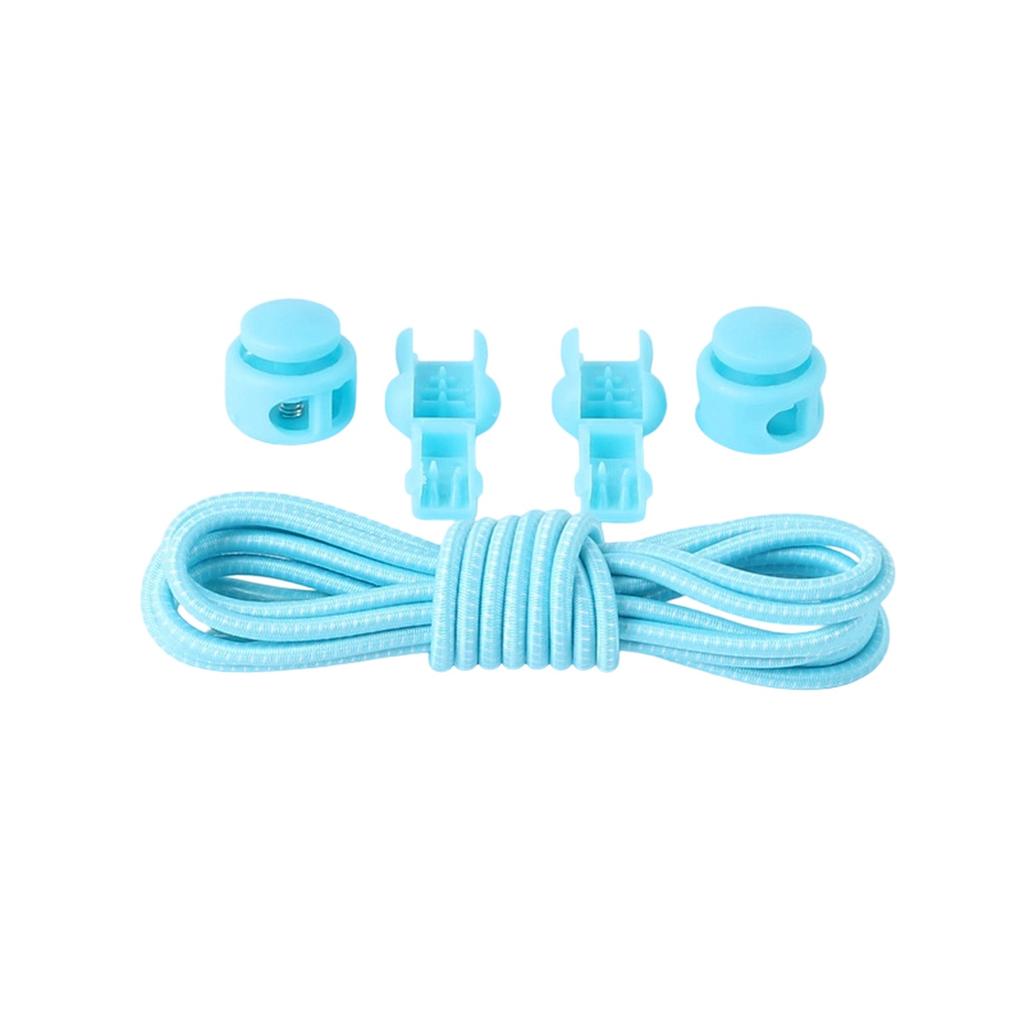 Elastic Shoelaces For Round Shoelaces Without Ties Stretching Lock Kids Adult Lazy Shoes Lace Accessories 1 Pair