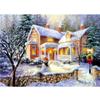 Пейзаж Алмазная мозаика Рождественская Алмазная вышивка Полный квадратный/круглый Зимний дом Пейзаж Вышивка крестиком Бисер Детский подарок