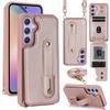 Кожаный кошелек-кроссбоди с ремешком на запястье для Samsung Galaxy A54 A14 A34 A53 A52 A13 S23 Ultra S22 Plus, отделение для карт, чехол-ожерелье