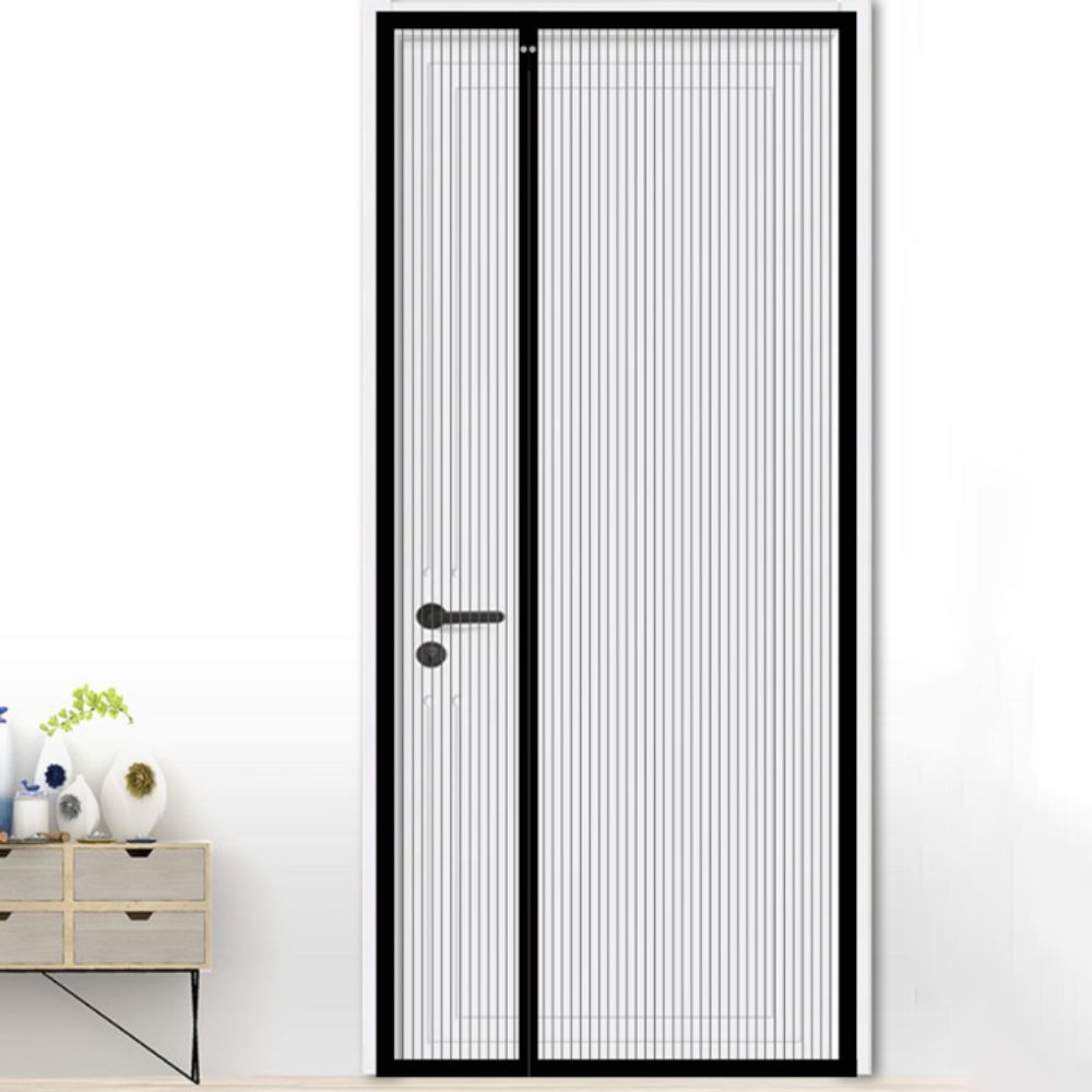 Самоклеящаяся дверная штора, магнитная, с автоматическим закрыванием, оконная сетка, москитная сетка, гостиная