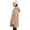 Polaire à capuche femme Urban Classics Sherpa - marron taupe - 4XL