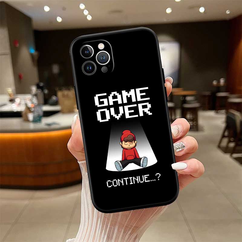 UP30 Game Over Phone Case for Samsung Galaxy A11 A12 A13 A15 A52S A53 A55 A56 A70 A71 A72 A73 F06 F16 F56 S10 Plus S10e