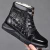 Winter Men's Boots Outdoor  Leather Footwear Casual Anti-skid Snow Boot Fashion Comfortable Men's Shoes