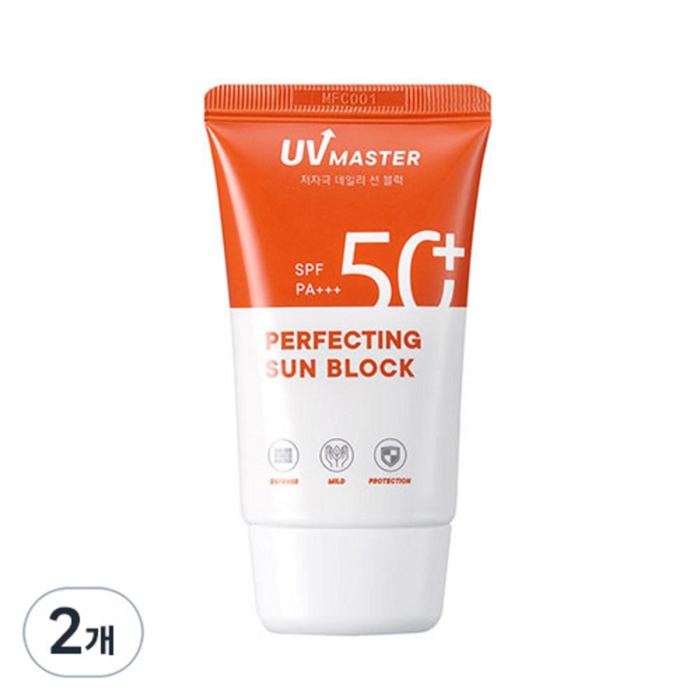 Tony Moly UV Master Perfecting Sun Block SPF50+ PA+++, 50ml, 2 Units