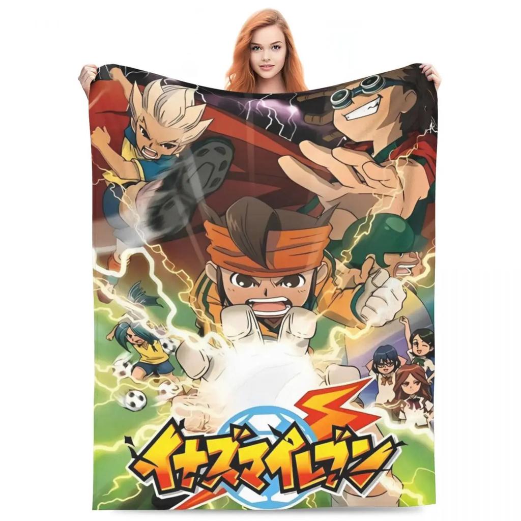 Плед Inazuma Eleven Фланелевый Фубуки Широ Мягкие пледы для путешествий на открытом воздухе Квилт для спальни