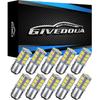 Светодиодная лампа GIVEDOUA 1157, BAY15D 7528 2057 2357 Светодиодные лампы для замены для 12V RV Автомобиль Кемпер Прицеп Стоп-сигналы, Суперяркие 5050 18-SMD