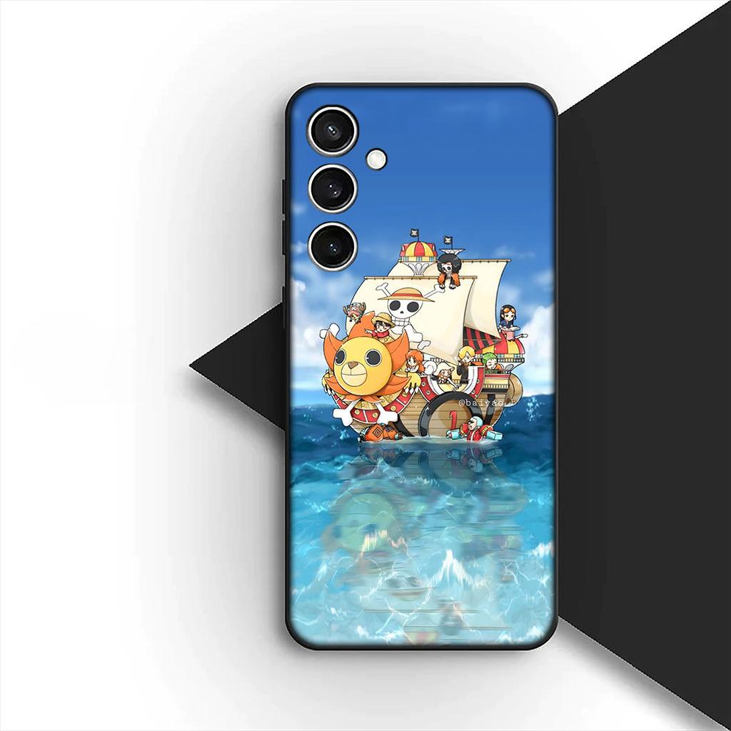 for Samsung Galaxy S10 S8 S9 Plus A33 A34 A31 70 A71 A72 Note 20 9 8 S10E Phone Case One Pieces Luffy Roronoa Zoro Jinbe Sanji