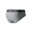 Puma Letter Logo Comfortable Triangle Underwear 3-Pack Men Underwear Black Gray 701230245-001