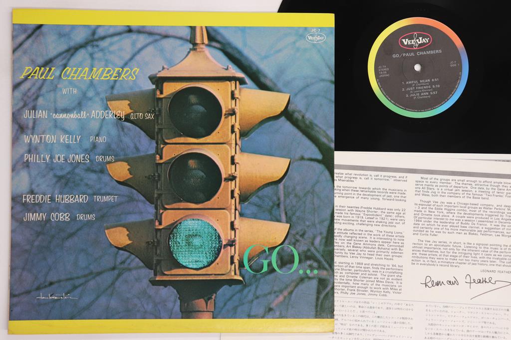 Виниловая пластинка PAUL CHAMBERS Go JC7 VEE JAY 1975 Япония Джаз Б/у