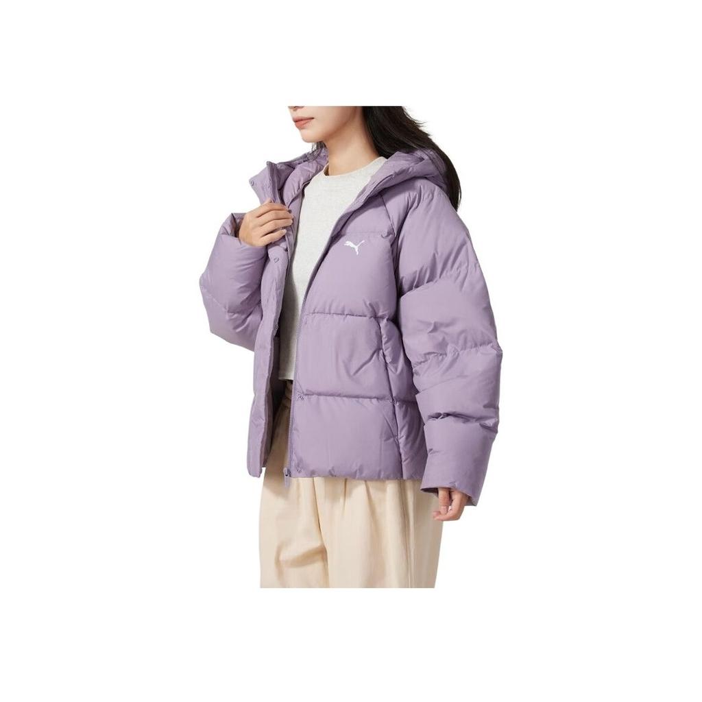 Puma Sportstyle Womens Basic Collection FW24 Lifestyle Down Outerwear Warmcell Loose Zipper Hooded Puffer Jacket Women Outerwear 684079-30