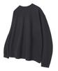 UNION GARMENTS Space Cat Loose Fit Long Sleeve T-Shirt Dark Gray [Basic Or Ribbed]