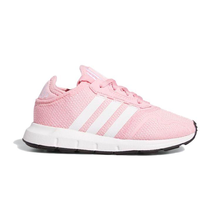adidas Оригинальные дышащие кроссовки для бега для детей с низким верхом Swift Run X, розовые, детские кроссовки FY2164