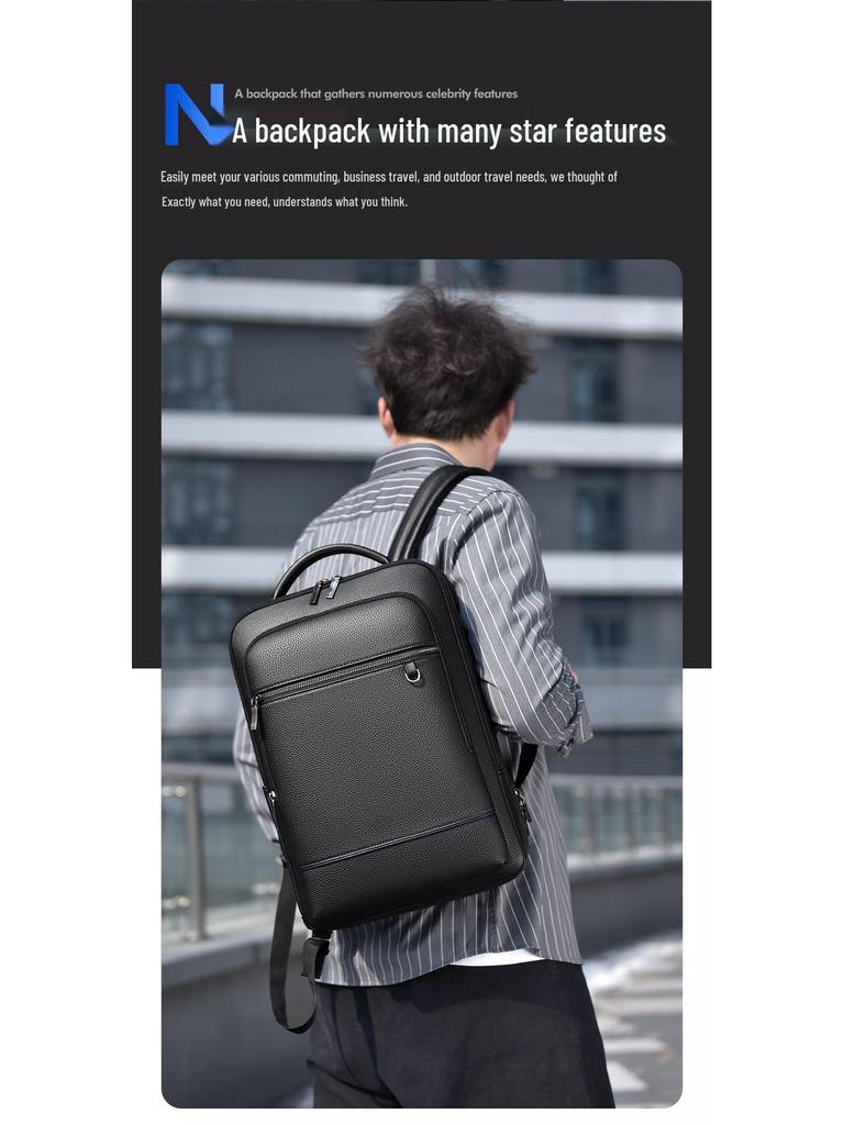 Мужской модный рюкзак большой вместимости для бизнеса и путешествий