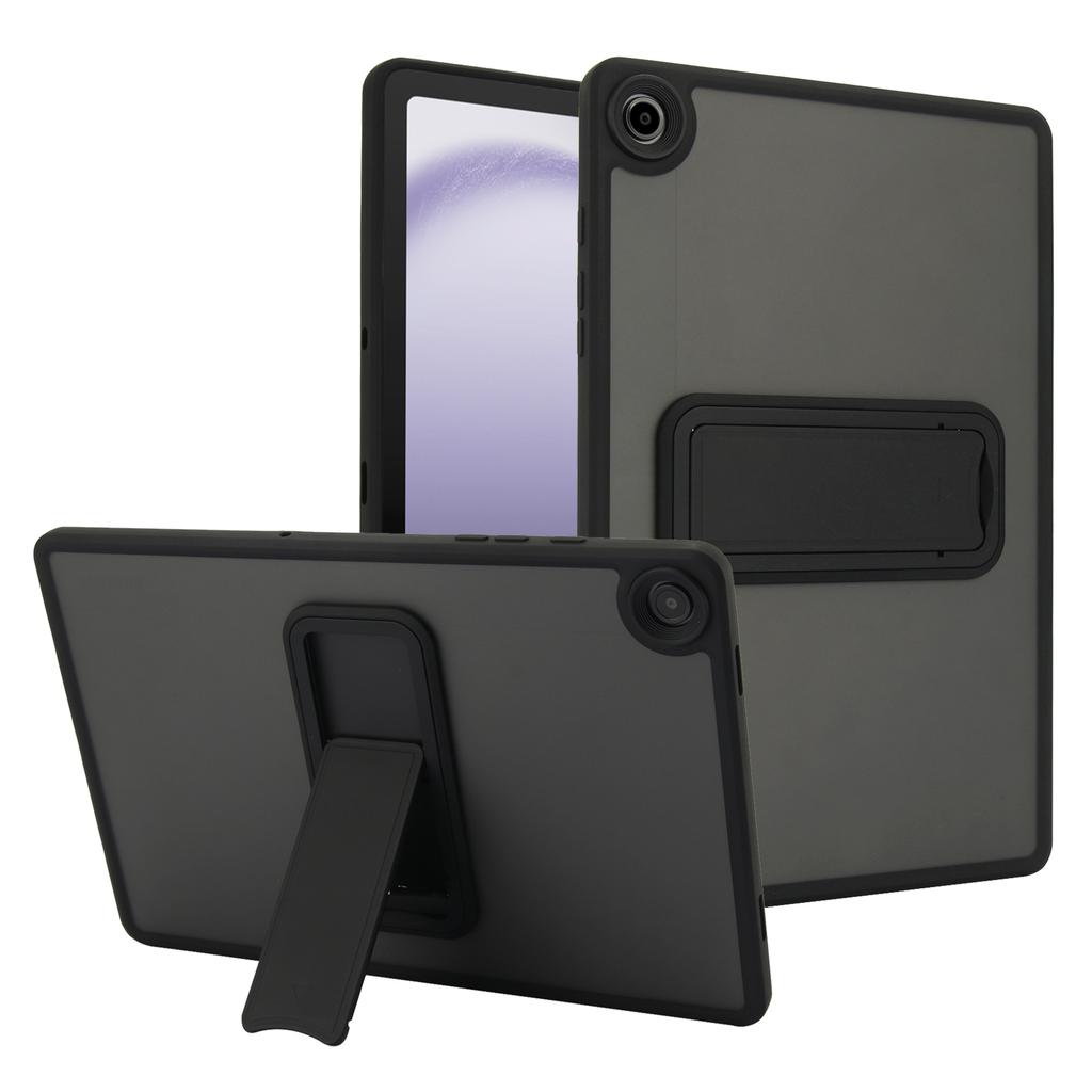 For Samsung Galaxy Tab A9+ Case with Kickstand TPU+PC Skin-Touch Tablet Cover