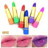 Non-Irritating Butterfly Pattern Color Changing Dark Green Magical Lipstick for Women