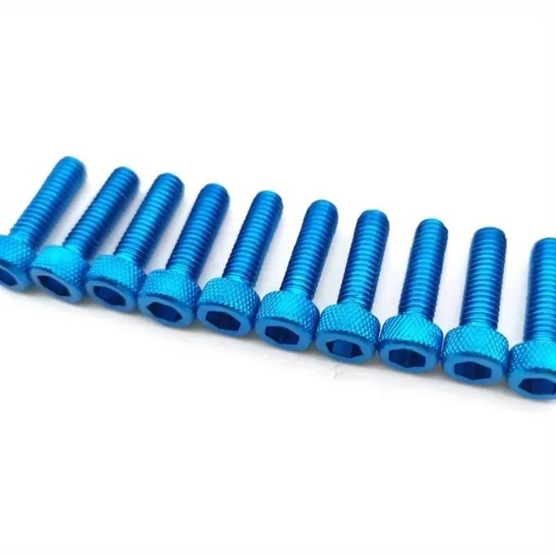 10 шт. Разноцветный Универсальный 6 мм Гоночный Мотокросс Комплект Деталей Обтекатель Питбайк Мото Крепежные Гайки Болты Аксессуары Мотоциклетный Винт