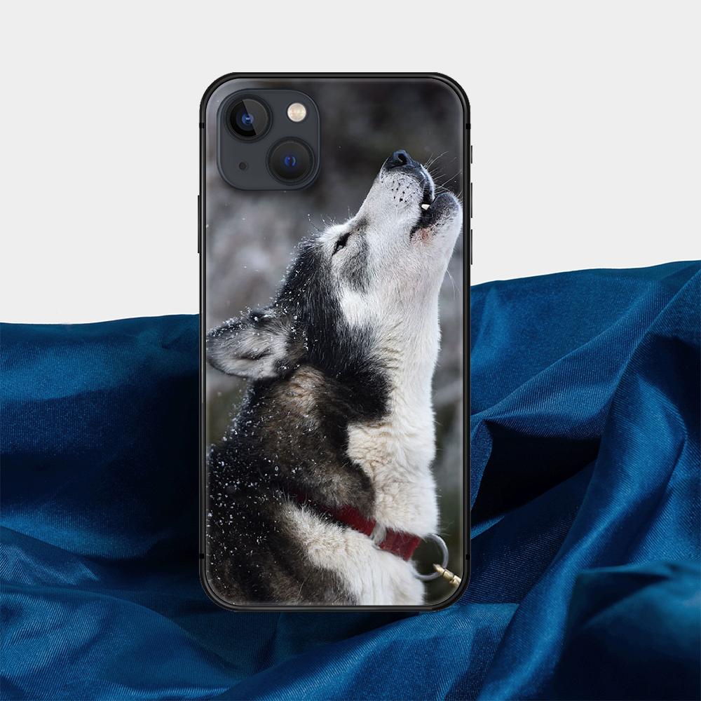 Чехол для телефона с собакой хаски для iPhone Samsung Galaxy Redmi Xiaomi Oppo OnePlus Note SA 7 8 9 10 11 12 13 14 20 21 22 23 53 54 Pro Max Plus Ultra TPU Soft
