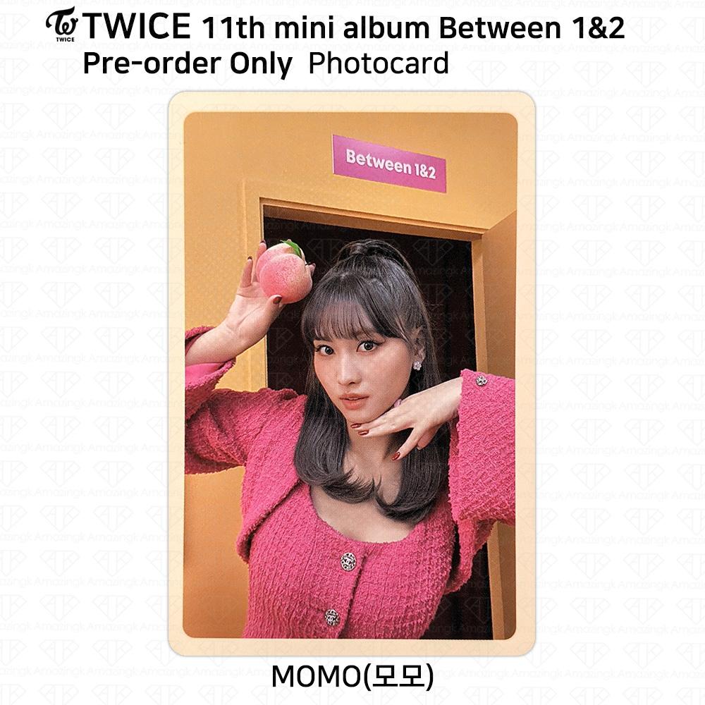 Twice 11-й мини-альбом между 1 и 2 Momo, фотокарточка, открытка, наклейка Polaroid POB
