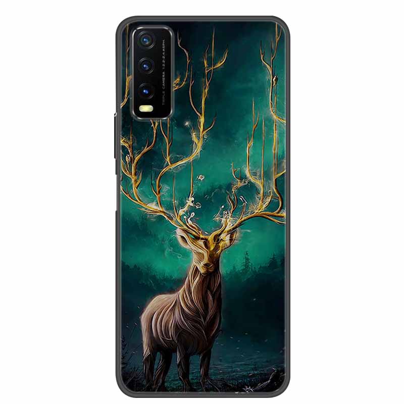 Чехол для Vivo Y20 Мраморный Мягкий Силиконовый Задний Чехол для Vivo Y20S Y20 S Y 20i Чехол для Телефона для Vivo V2027 Y20i Coque Funda Сумка