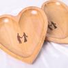 Деревянная молитвенная чаша в форме сердца Yousheng, миска из теста ручной работы, деревенская молитвенная чаша в форме сердца, религиозные подарки на Пасху, Рождество, День благодарения