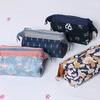 Модный держатель для кистей для макияжа с цветочным принтом фламинго, сумка, портативный подарок