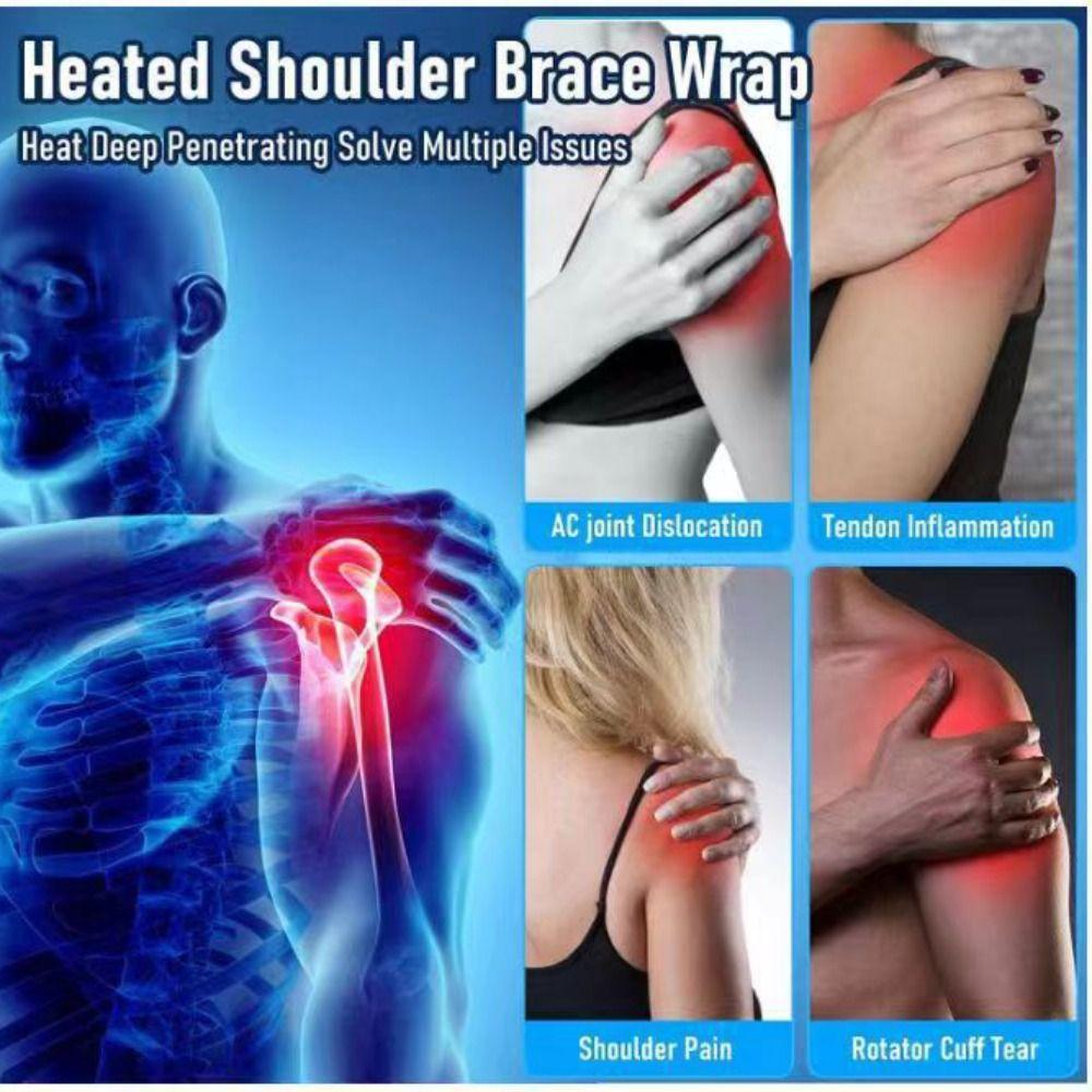 Согревающий плечевой бандаж для суставов, согревающий компресс, согревающий плечевой защитный ремень