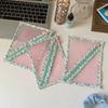 Korean Style Mesh Storage Pouch Zipper Closure Travel Pouch Mesh Makeup Bag  Small Item Storage