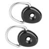 2pcs Kayak D Ring Tie Down Loop Safety Deck Fitting Accessory Parts