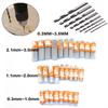 10pcs/box Hand HSS Straight Shank Twist Drill  For Metal High Speed Steel 0.3-3.5mm PCB Mini Wood Drilling Jewelry Tools Bit