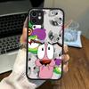 Courages Cowardly Dog For iPhone 11 12 13 14 15 16 Pro Max Plus Matte Translucent Phone Cover