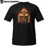 Trash-O-Lantern T-Shirt | Skeleton In Burning Dumpster | Funny Halloween Tee