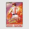 Street Fighter II Turbo Ryu Hyper Fighting Posters Metal Sign Tin Wall Decor Club Garage Kitchen Room Custom Tin Home Decor