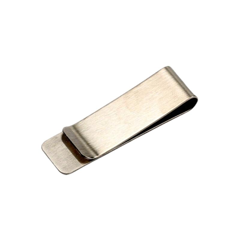 Sophisticated Stainless Steel Bill Holder Ergonomic Card Storage Pocket Slim Wallet Alternative For Everyday Use