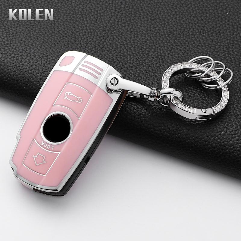 Luxury Car Remote Key Case Cover Shell For Bmw E60 E61 E70 E81 E87 E90 E91 E92 X1 X5 X3 1 3 5 6 Series Z4 Protected Keychain Fob