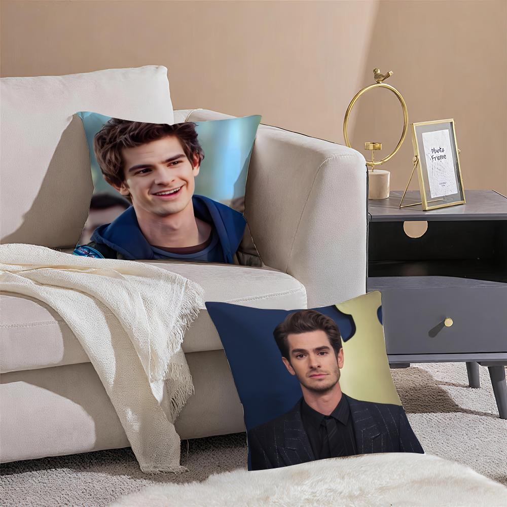 1PC Souvenir Of American AAndrew Garfield Cushion Cover Pillowcase Short Plush Invisible zipper Room Sofa Cushion Cover