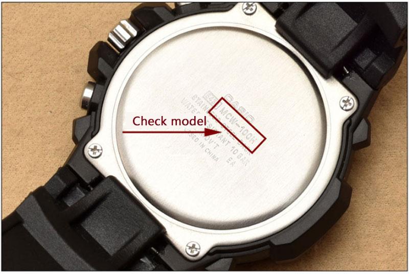 Для Casio MCW-100H/110H/W-S220/HDD-S100 WV-200/AE-2000/2100 5434 Смоляной ремешок 16 мм Аксессуары для наручных часов Мужской силиконовый ремешок для часов