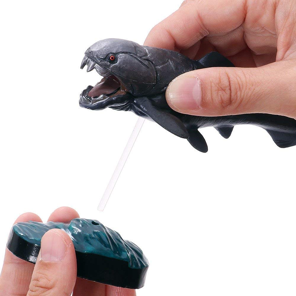 COLORATA 3D-фигурка существ палеозойской эры, книга с картинками, 6 видов рыб, инструкция и подставка, реалистичная игрушка в коробке, обучающая игрушка, подарок