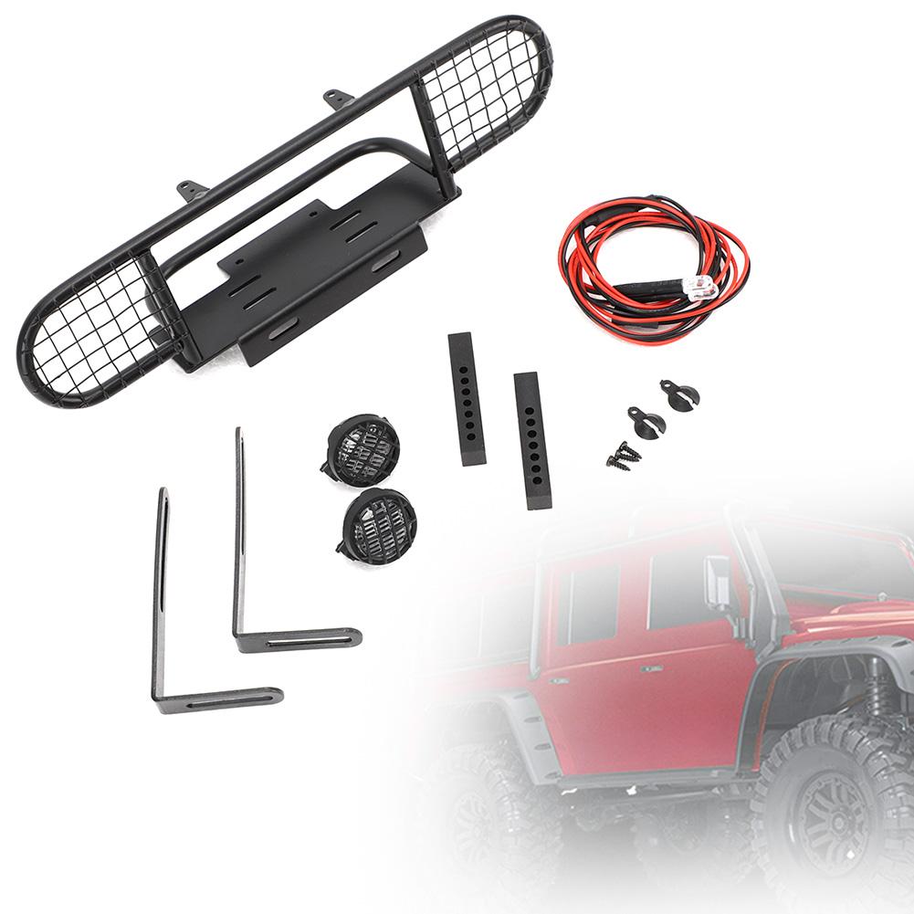 Metal Front Bumper for Land Rover Defender SCX10 D90 D110 110 RC Car Model Toy Accessoriesblack